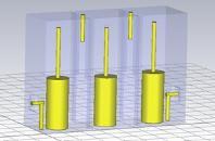 Dual-band coaxial cavity BPF
